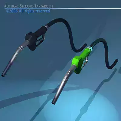 Gas nozzle 3D model