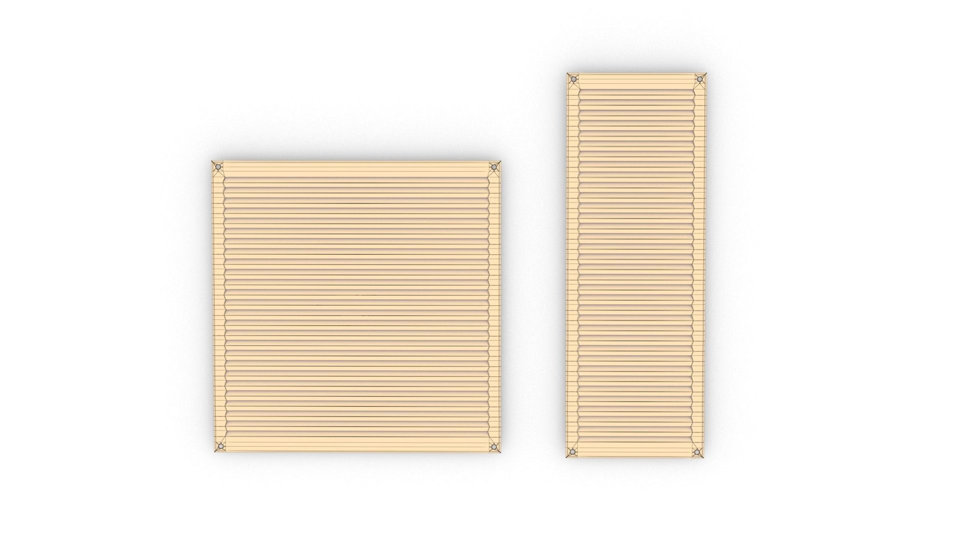 Wall Vents Set 01 Low-poly 3D model_12