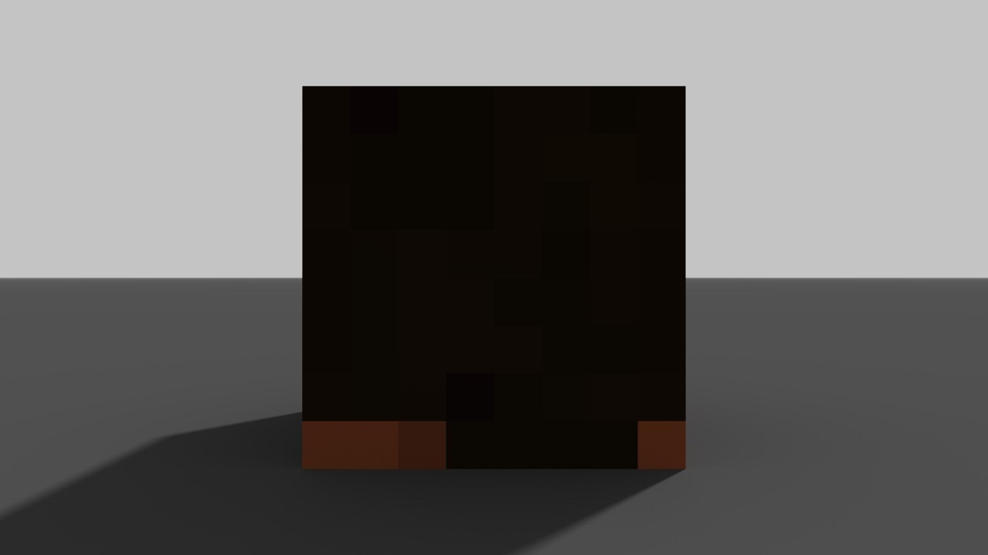 MineCraft Steve head model Low-poly 3D model_6