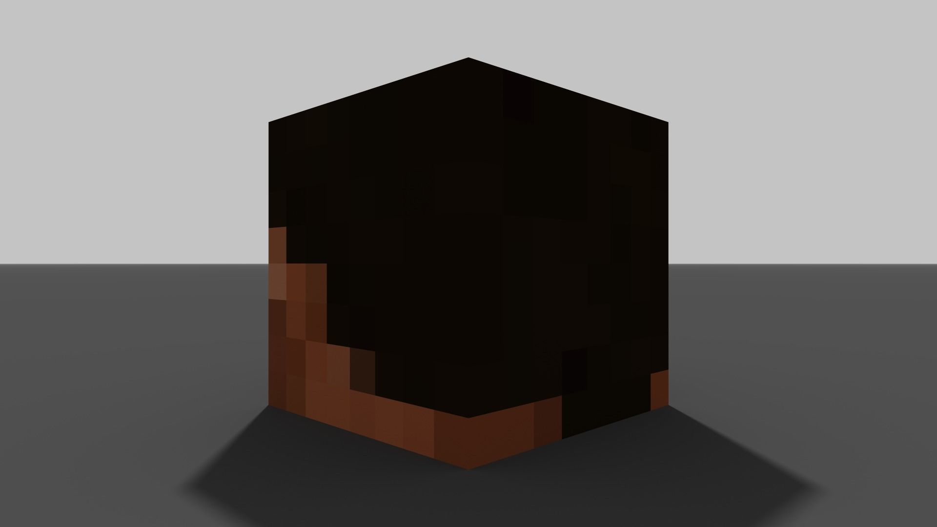 MineCraft Steve head model Low-poly 3D model_5