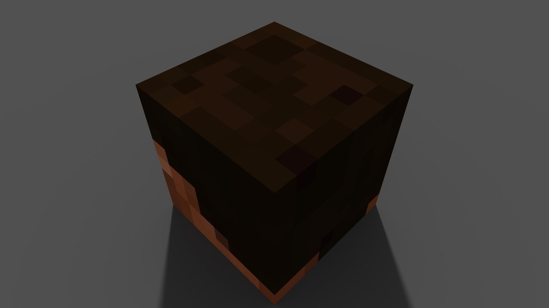 MineCraft Steve head model Low-poly 3D model_4