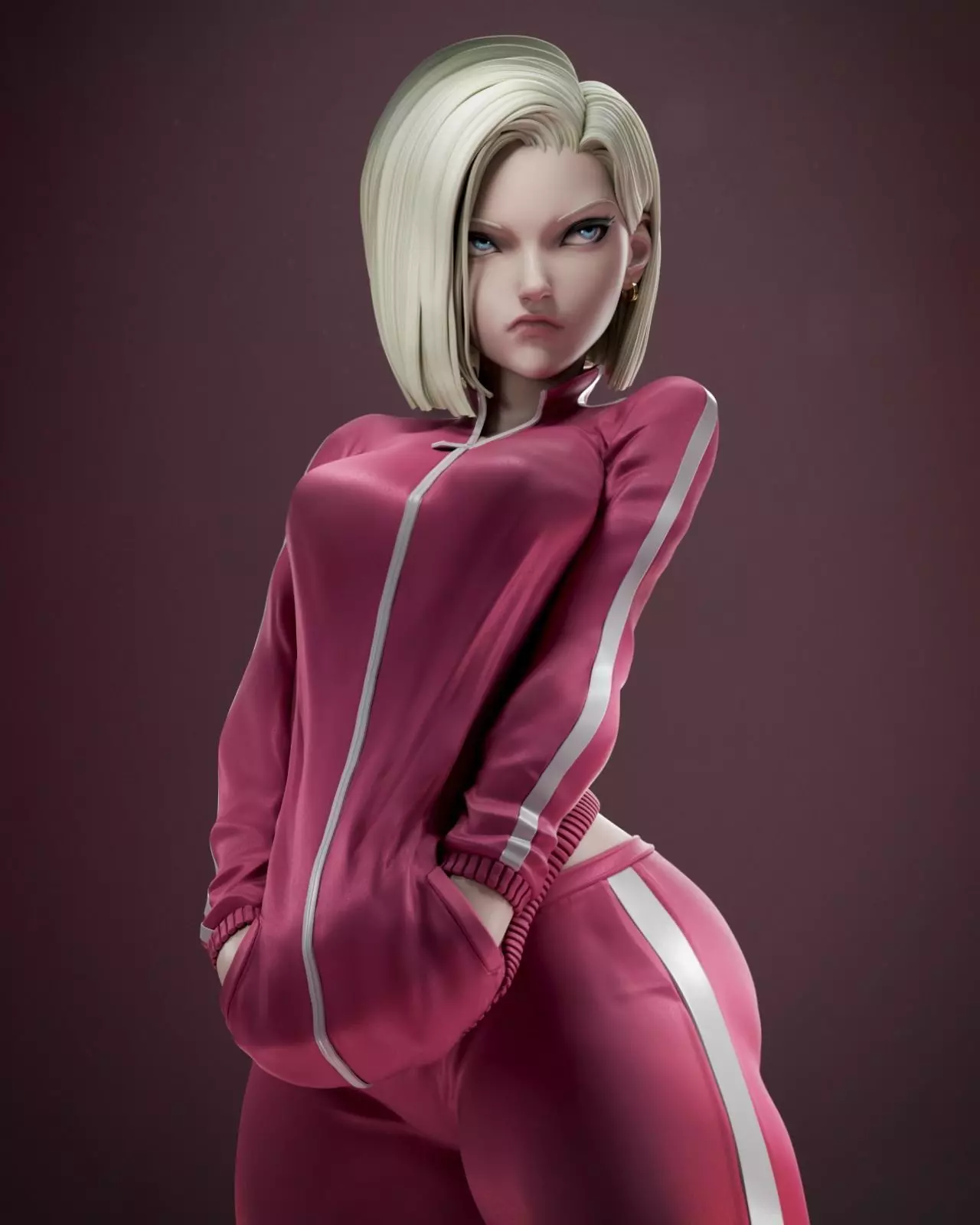 Android 18 3D Print 3D print model_0