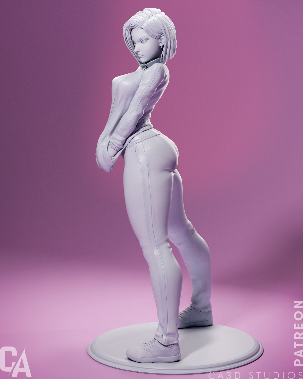 Android 18 3D Print 3D print model_5