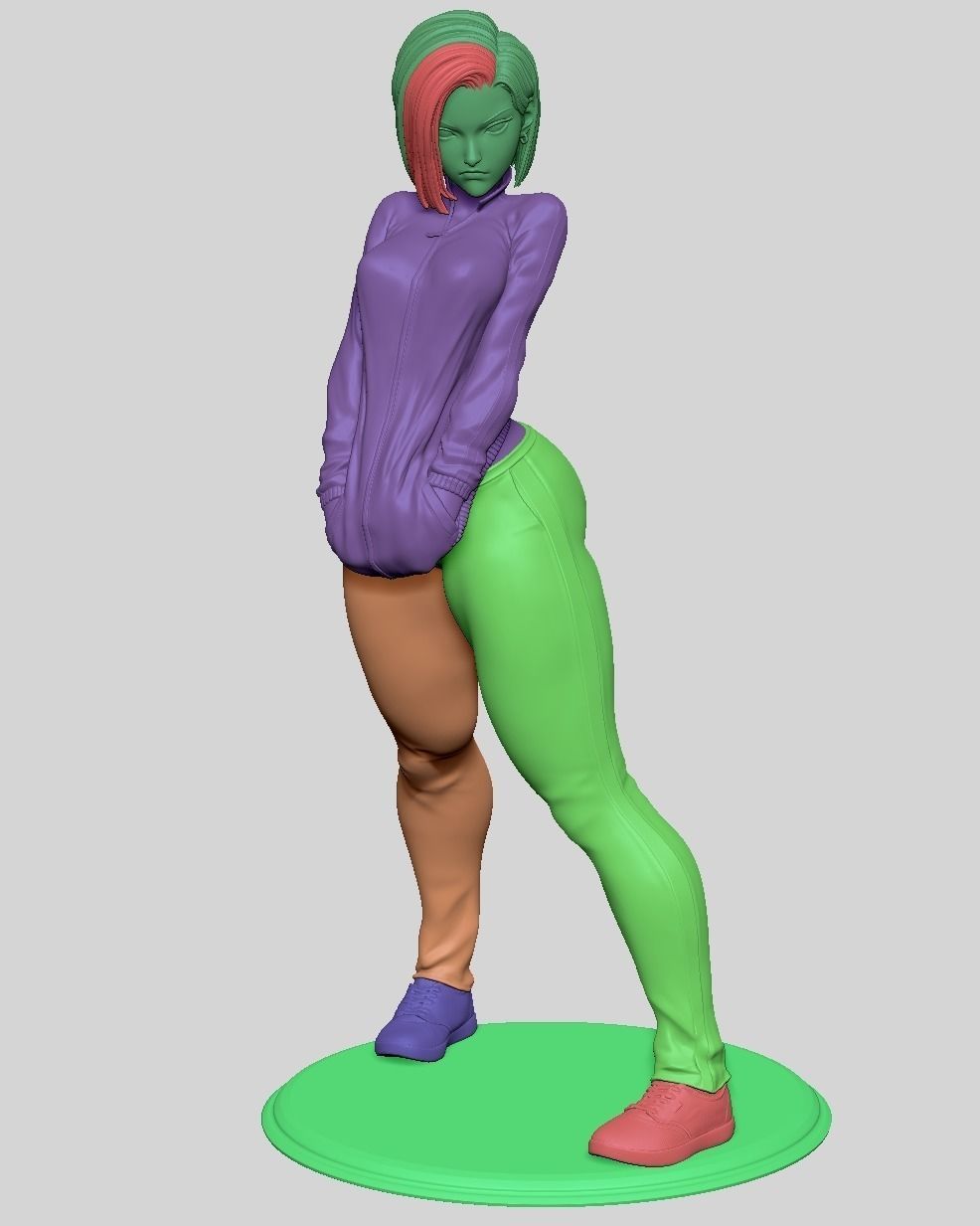 Android 18 3D Print 3D print model_8
