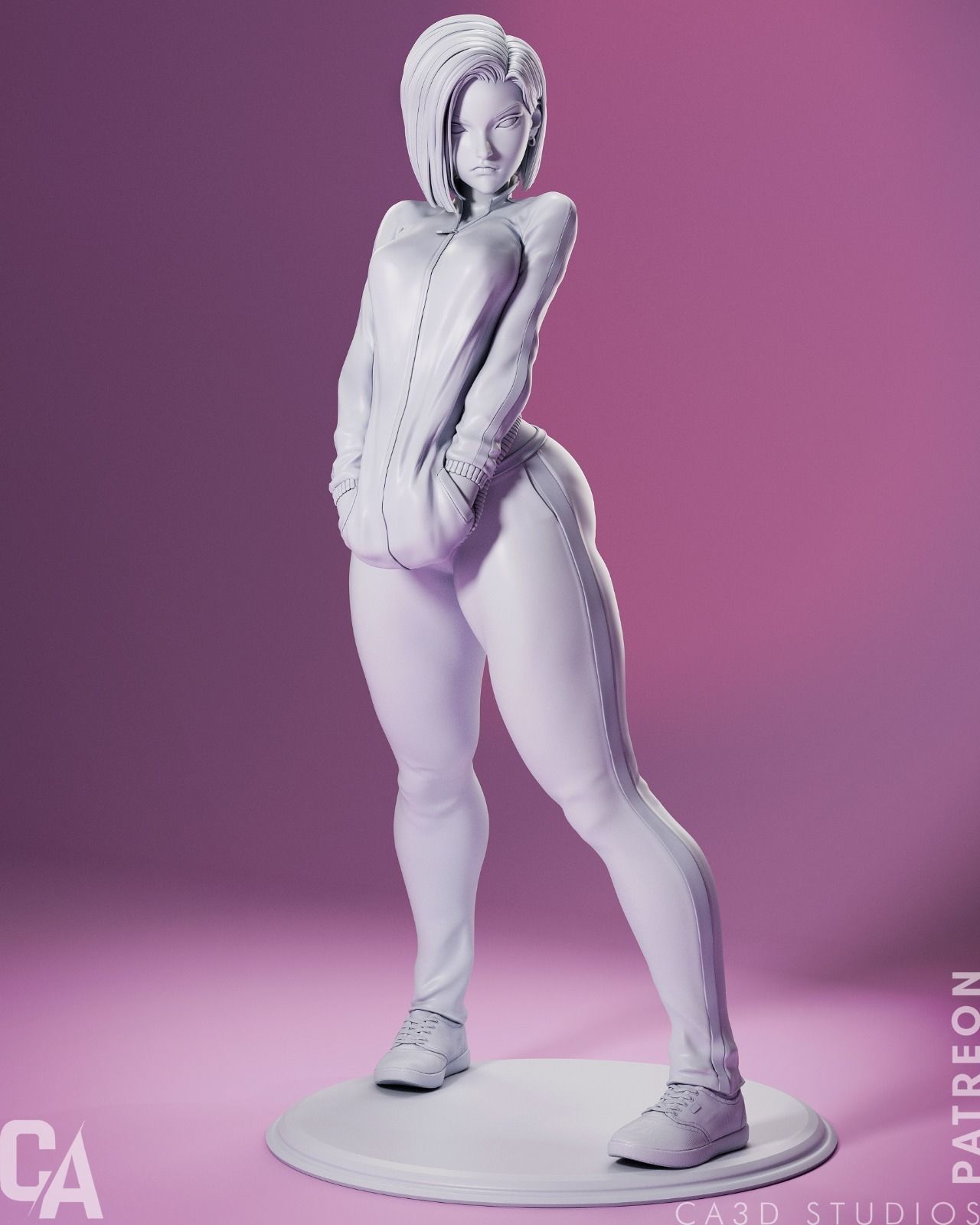 Android 18 3D Print 3D print model_3