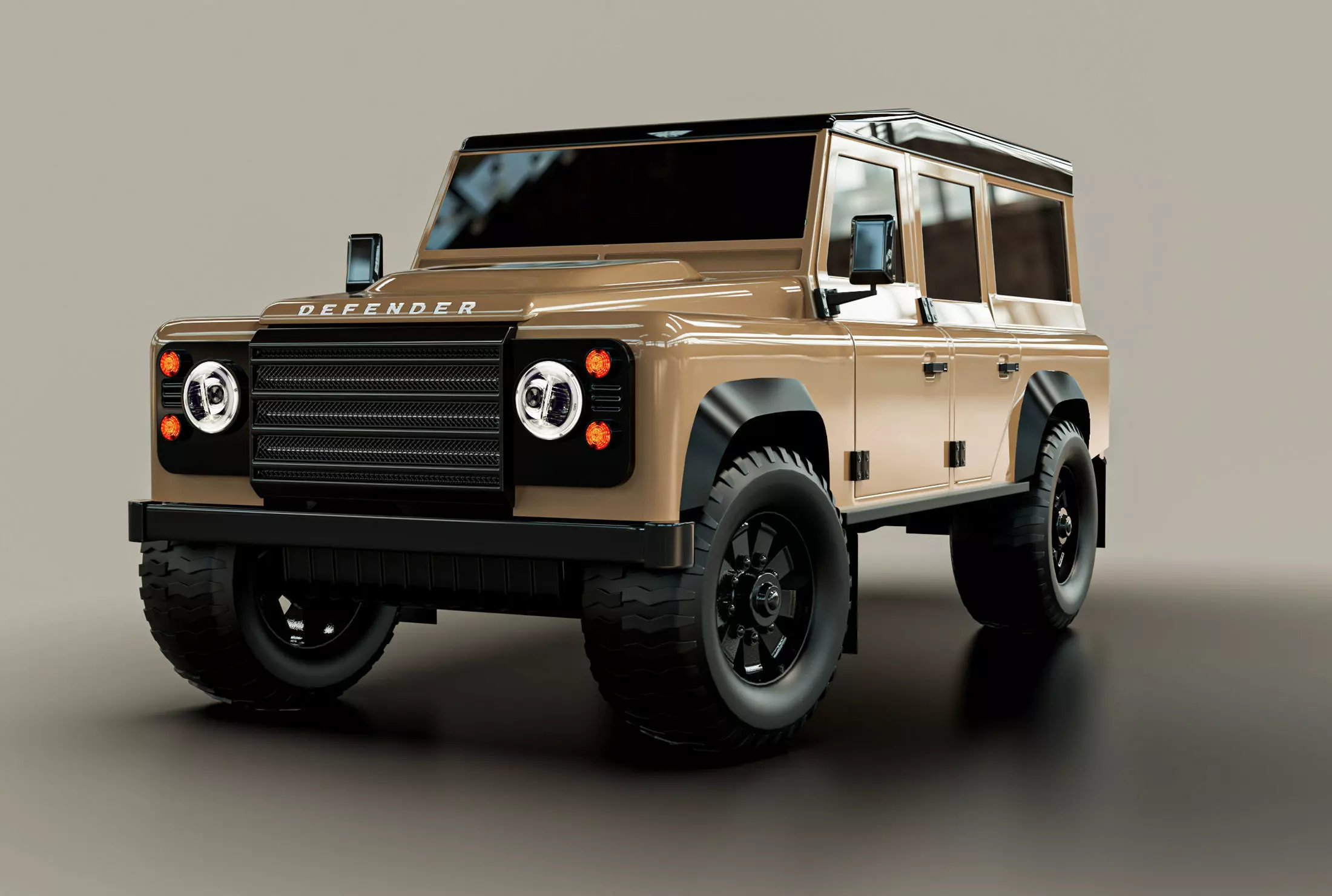 Land Rover Defender 2017 3D model 3D model