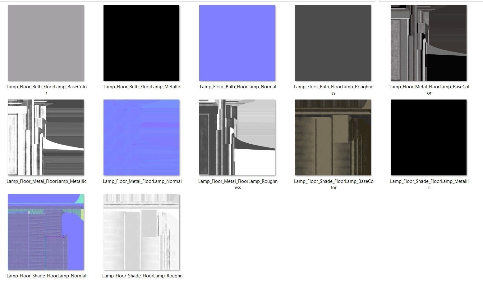 Lamp Floor 3D model_6