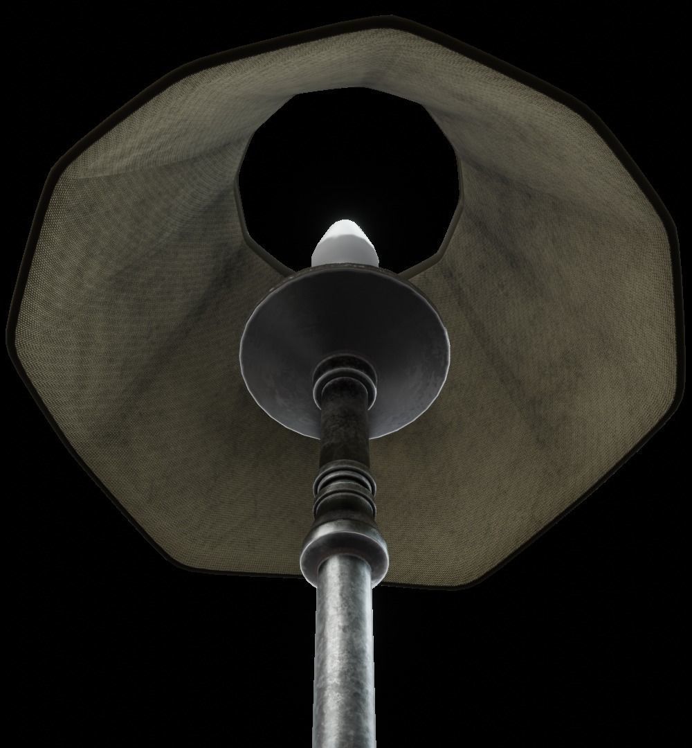 Lamp Floor 3D model_5