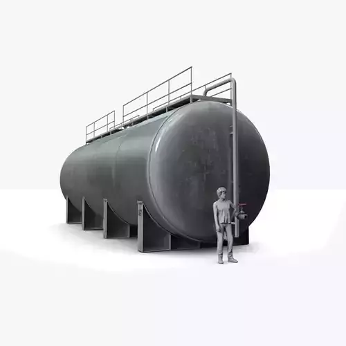 Water Tank 01 Low-poly 3D model Water Tank 01 Low-poly 3D model