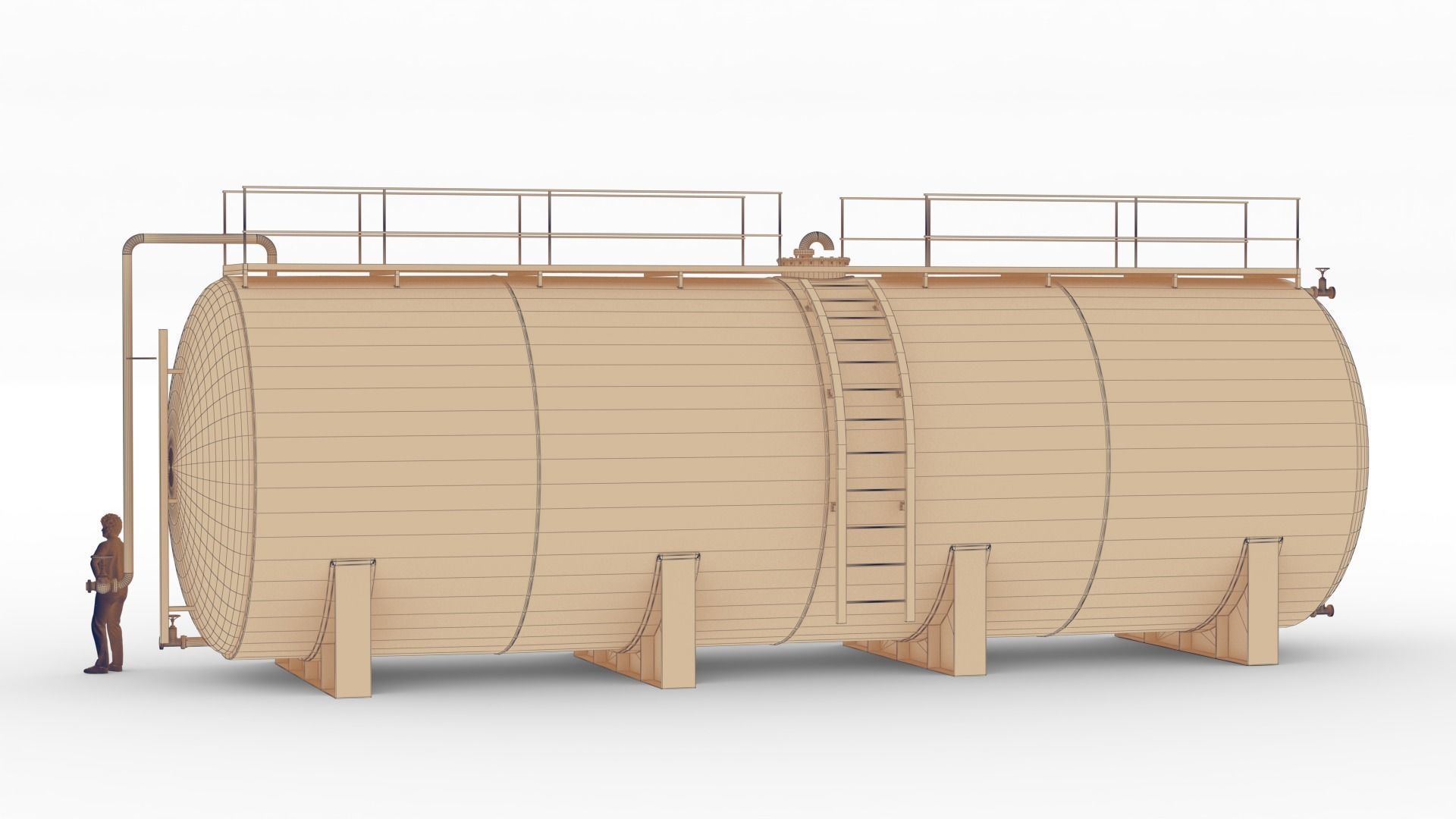 3D model Water Tank Old 01 VR / AR / low-poly | CGTrader