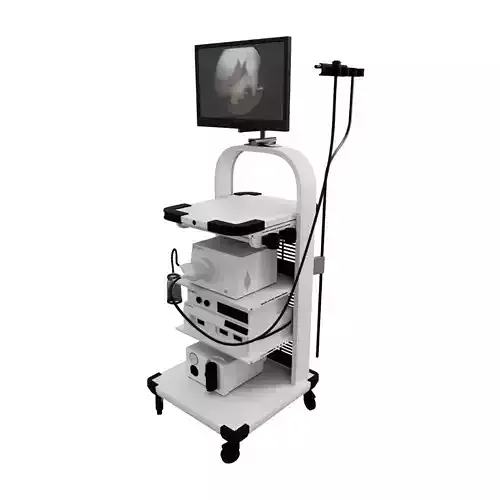 Endoscopic System Olympus Low-poly 3D model