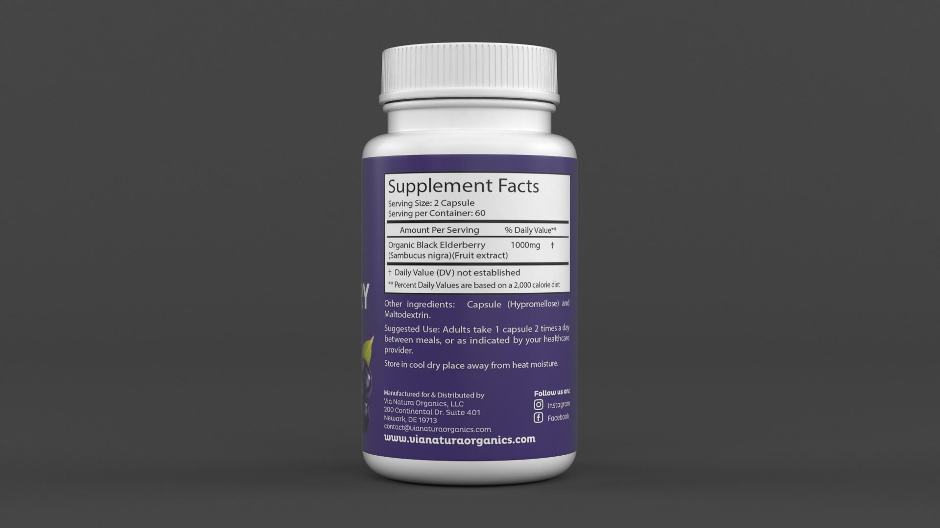 Herbal Supplement 3D model_2