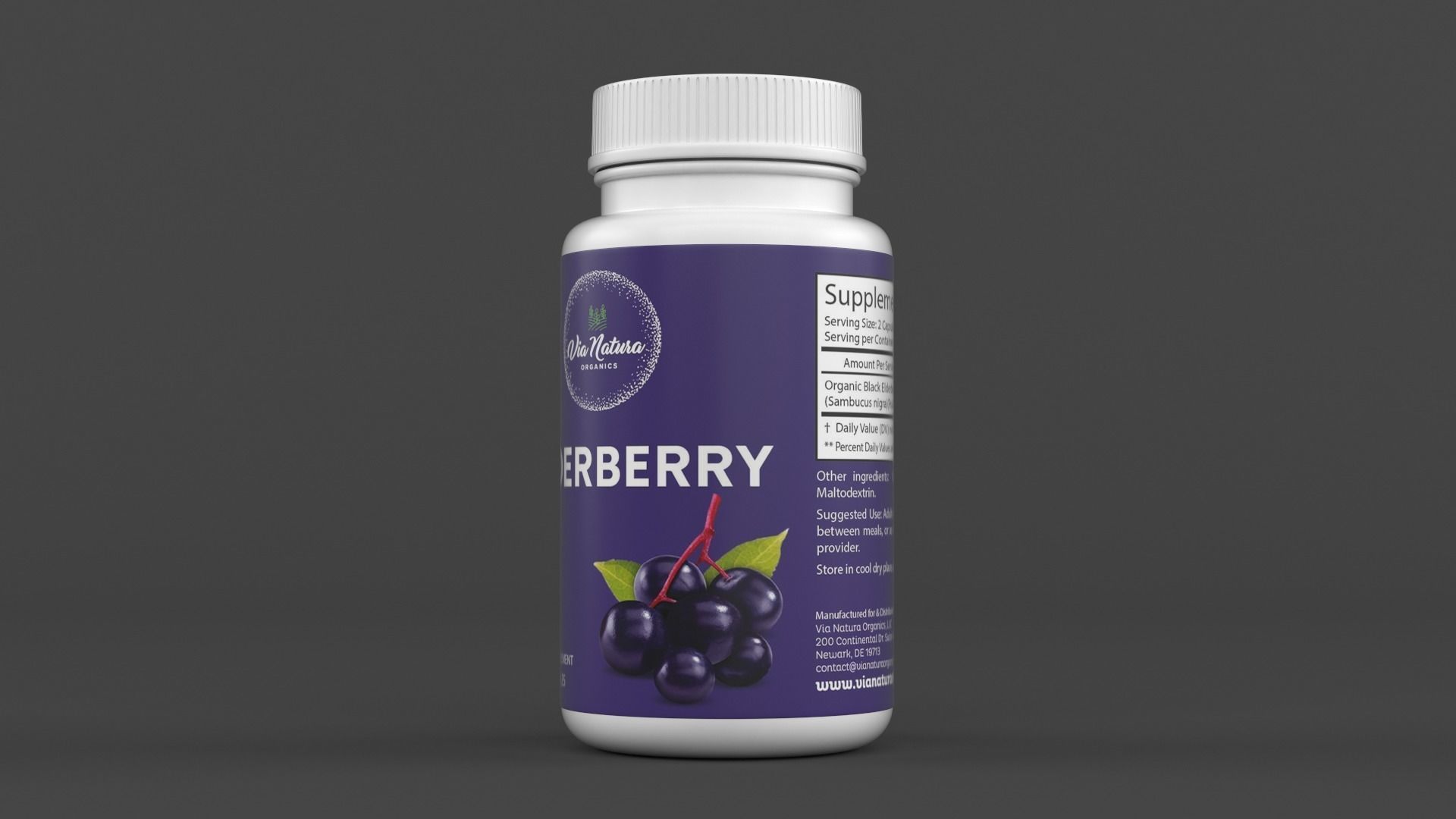 Herbal Supplement 3D model_4