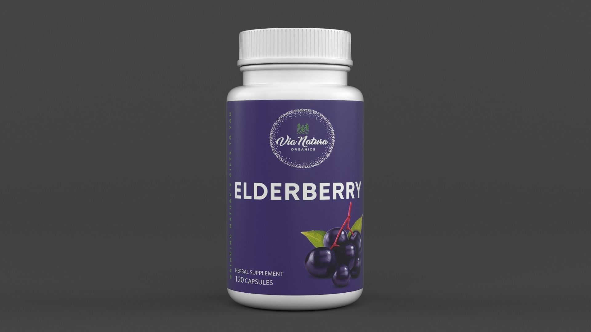 Herbal Supplement 3D model_1