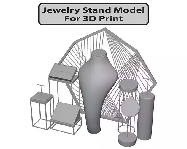 Jewelry Stand Vol 2 3D print model 3D print model