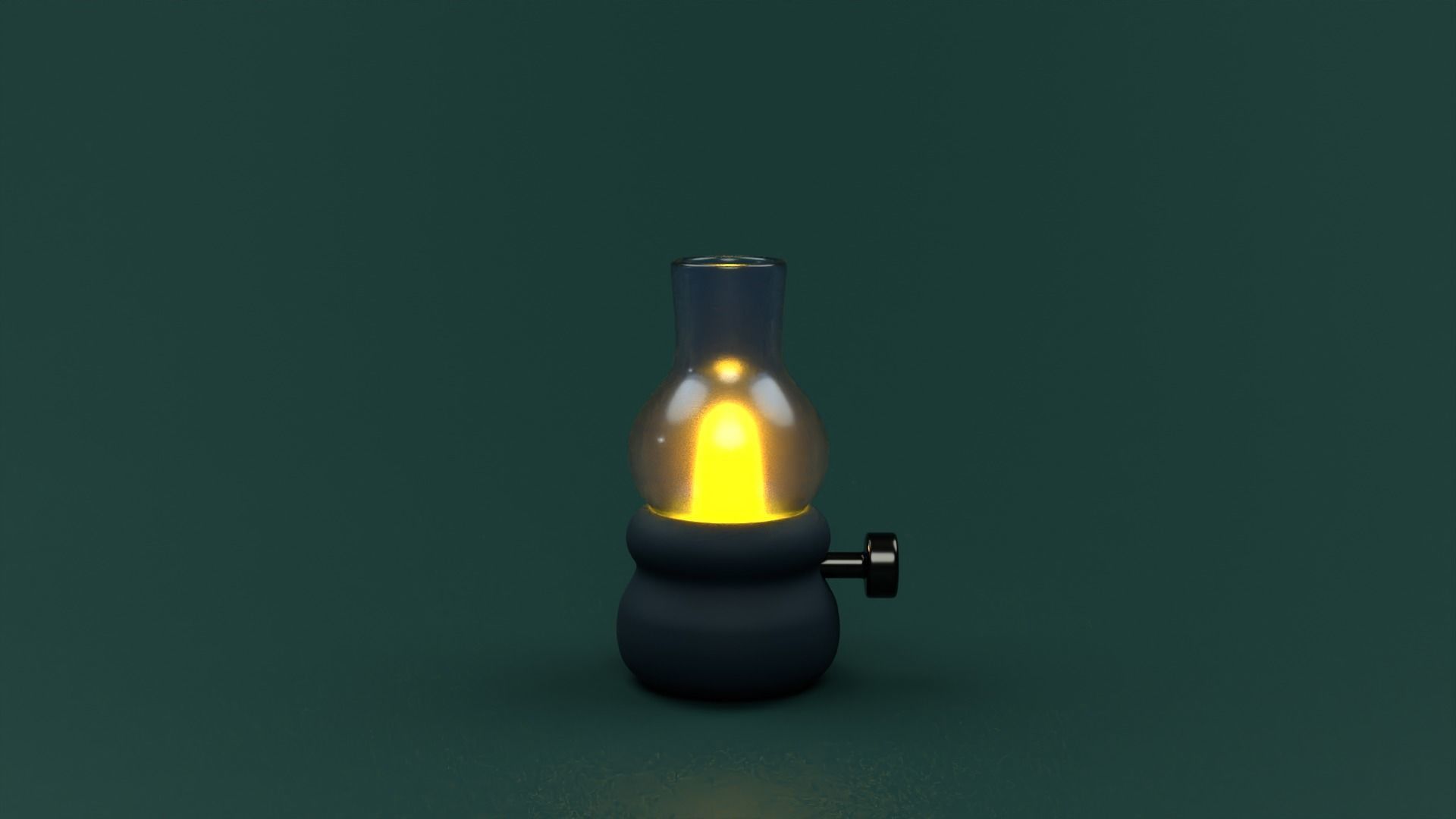 8 Stylized Low Poly Lamps Set Low-poly 3D model_10