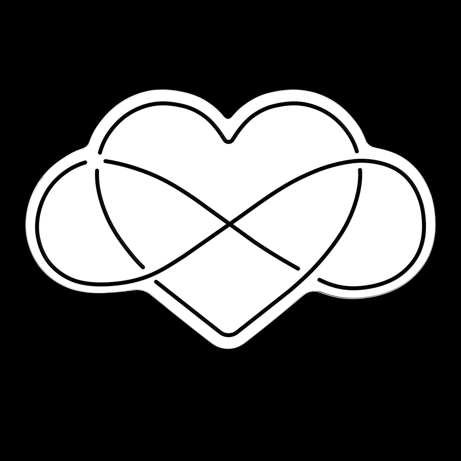 Infinity Heart Neon Sign 3D model_3