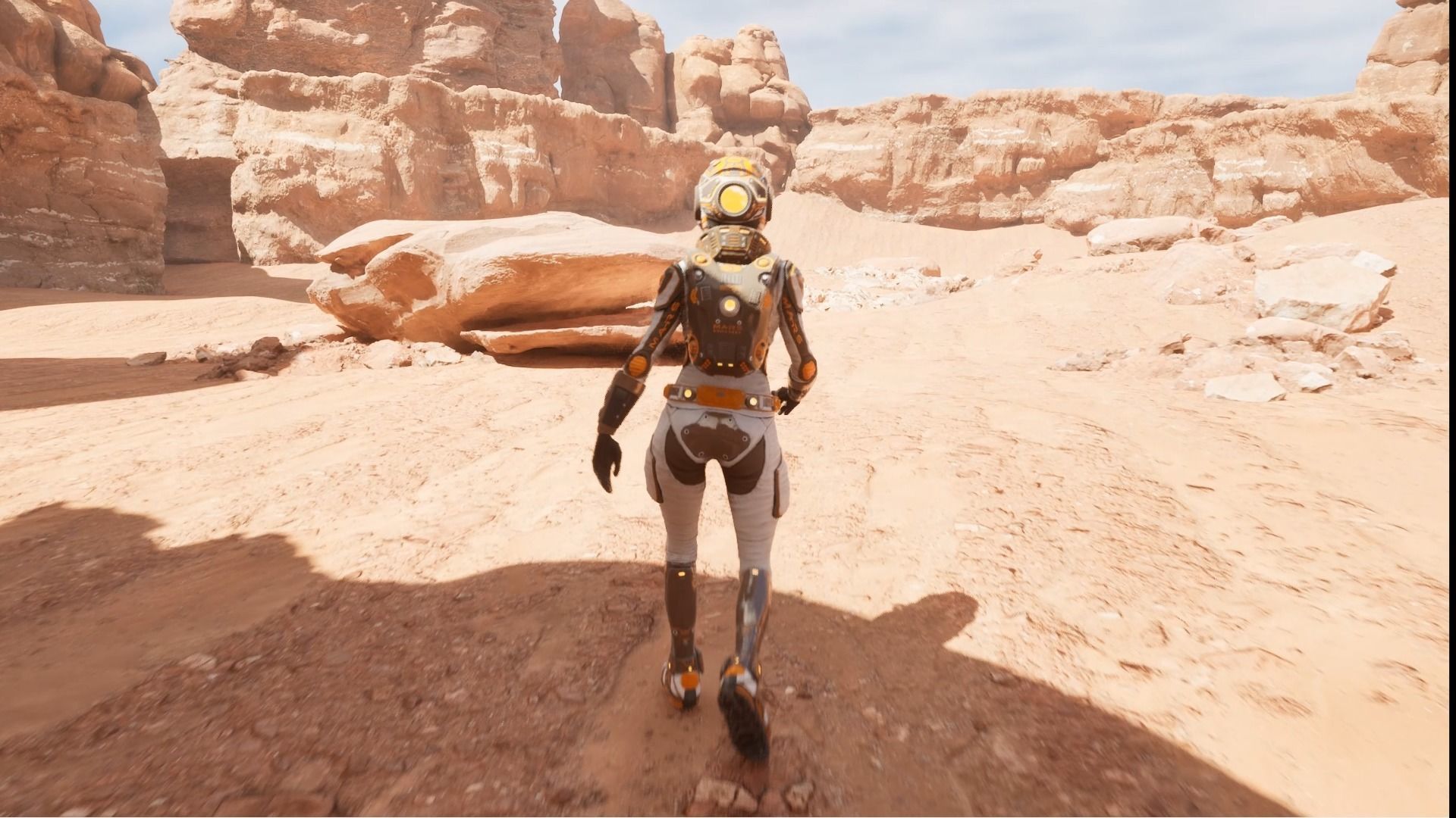 Mars Suit - Female Low-poly 3D model_28