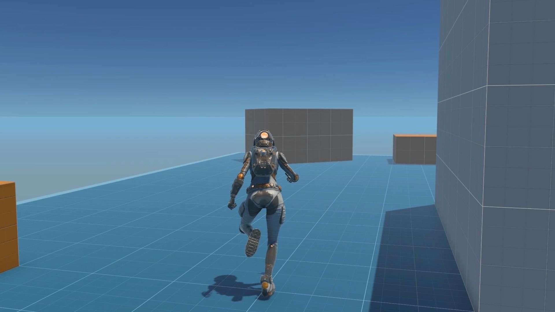 Mars Suit - Female Low-poly 3D model_19