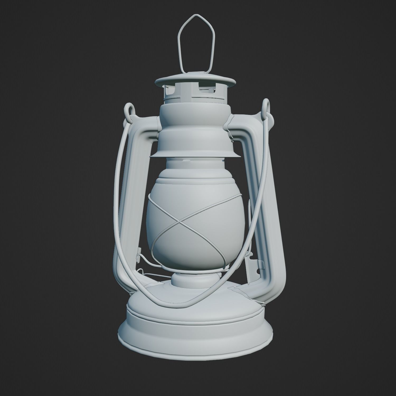 Rusty Oil Storm Lantern 3D model_10
