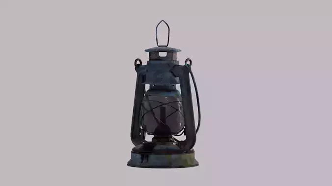 Rusty Oil Storm Lantern