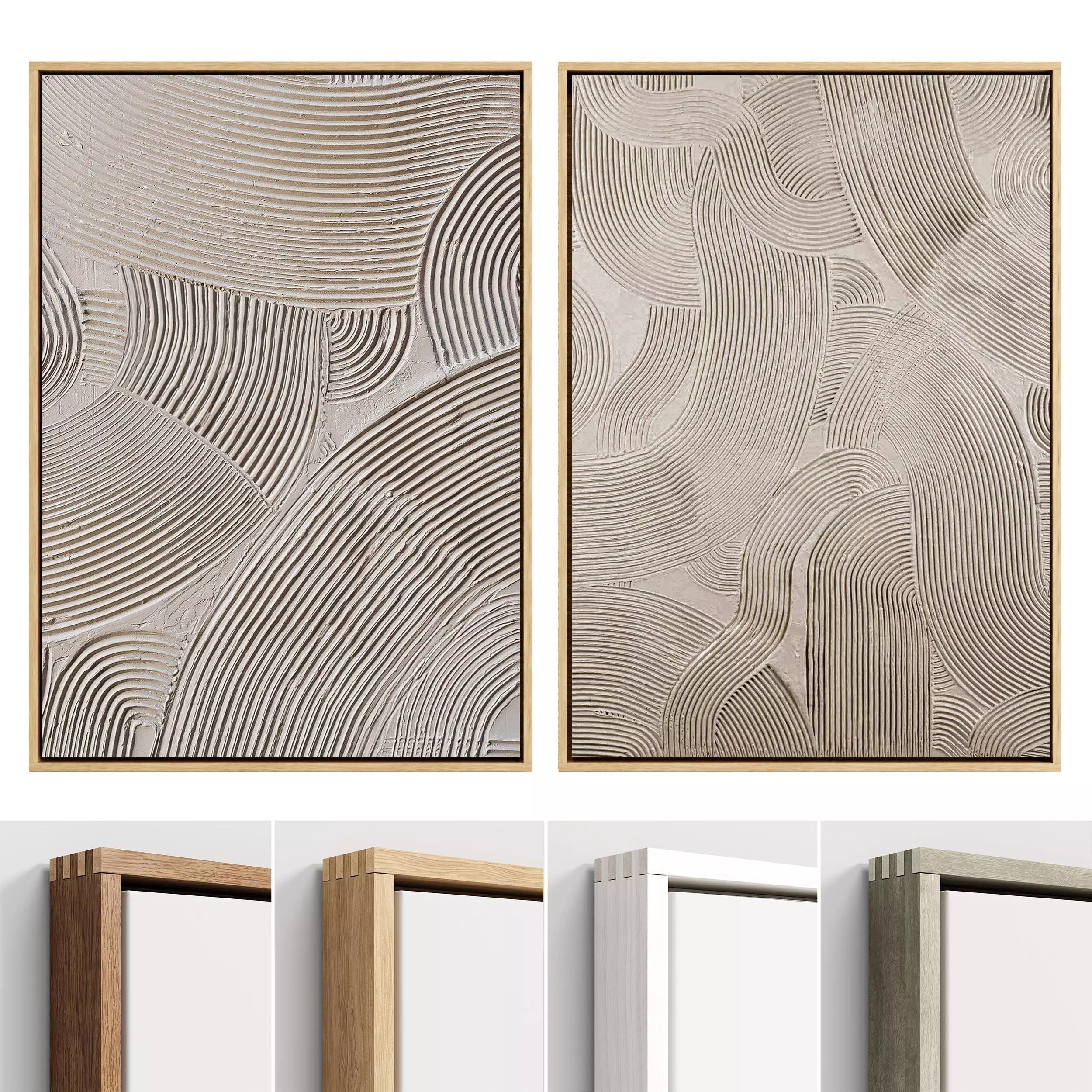 Plaster Two Frame 23 Low-poly 3D model_0