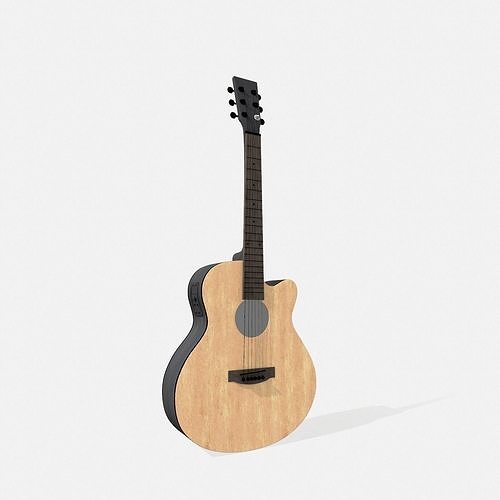 Guitar 3D model