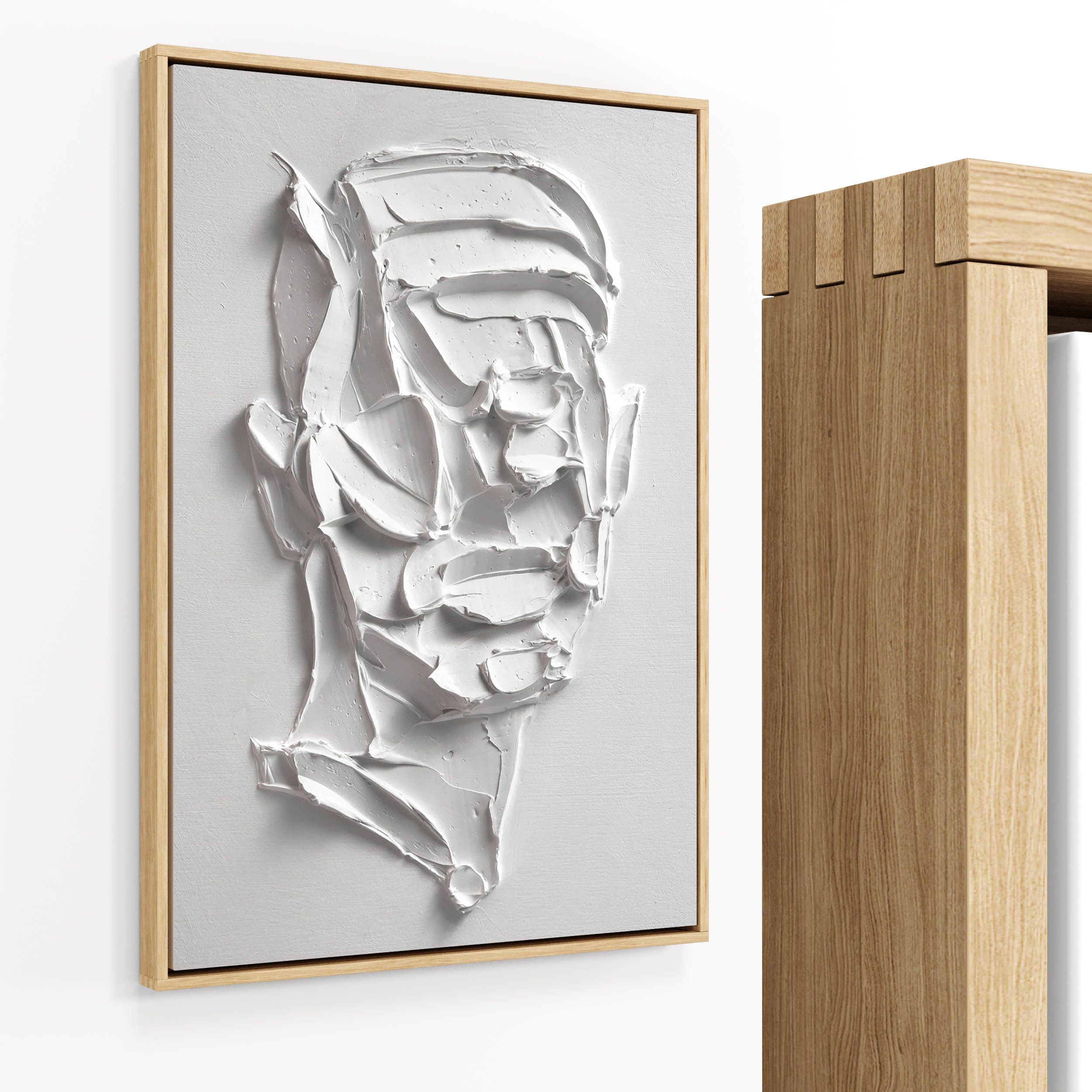 Plaster Two Frame 28 Low-poly 3D model_4