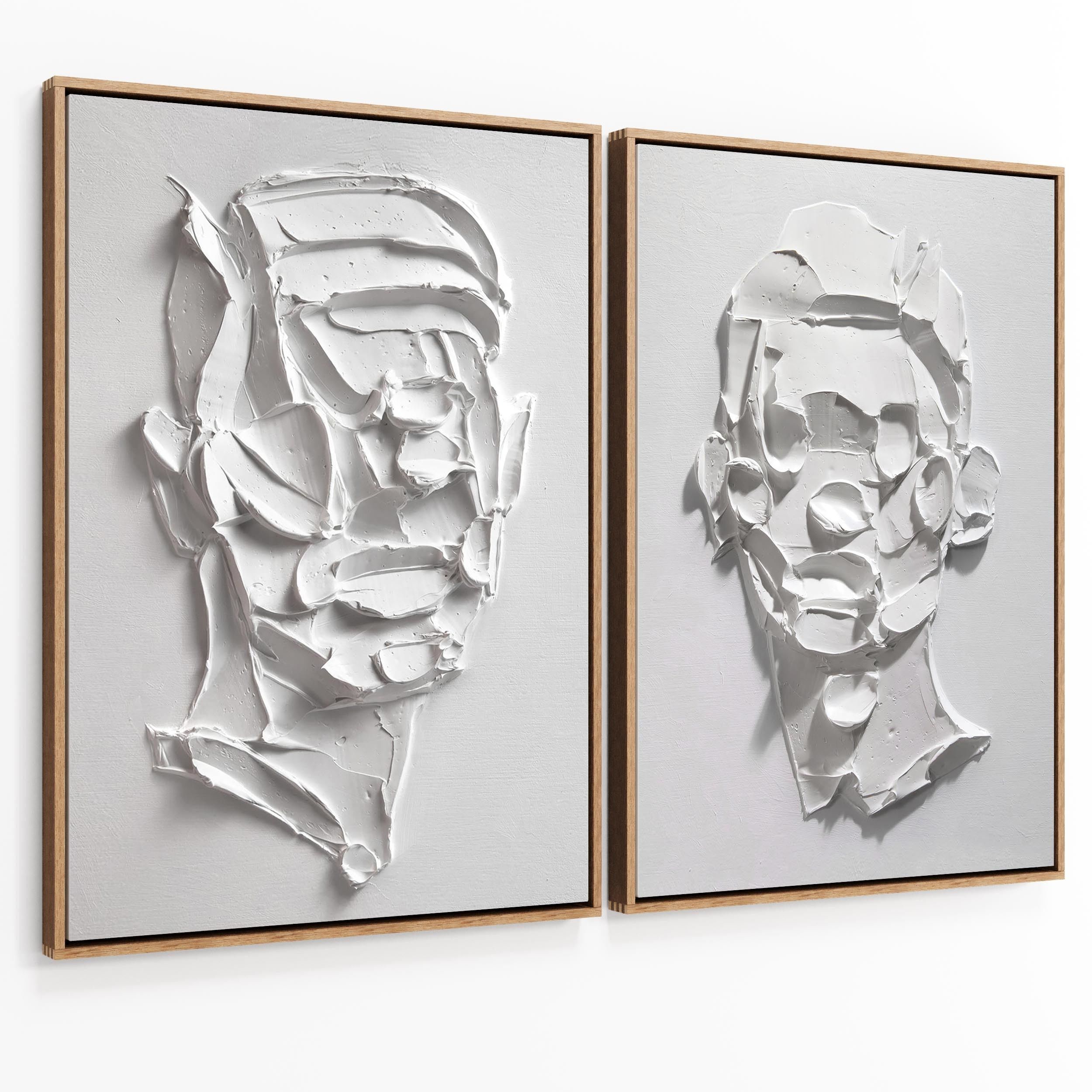 Plaster Two Frame 28 Low-poly 3D model_1