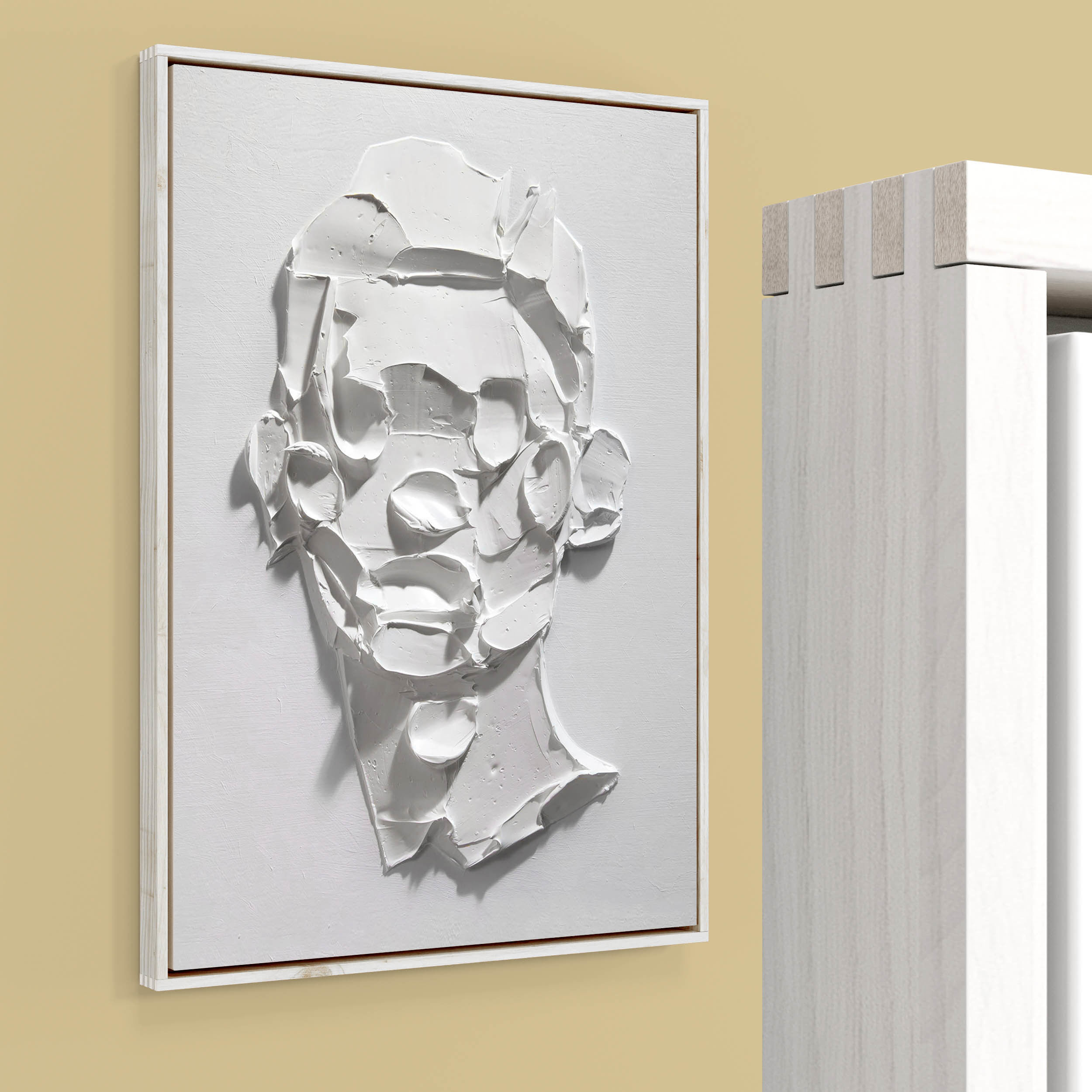 Plaster Two Frame 28 Low-poly 3D model_3