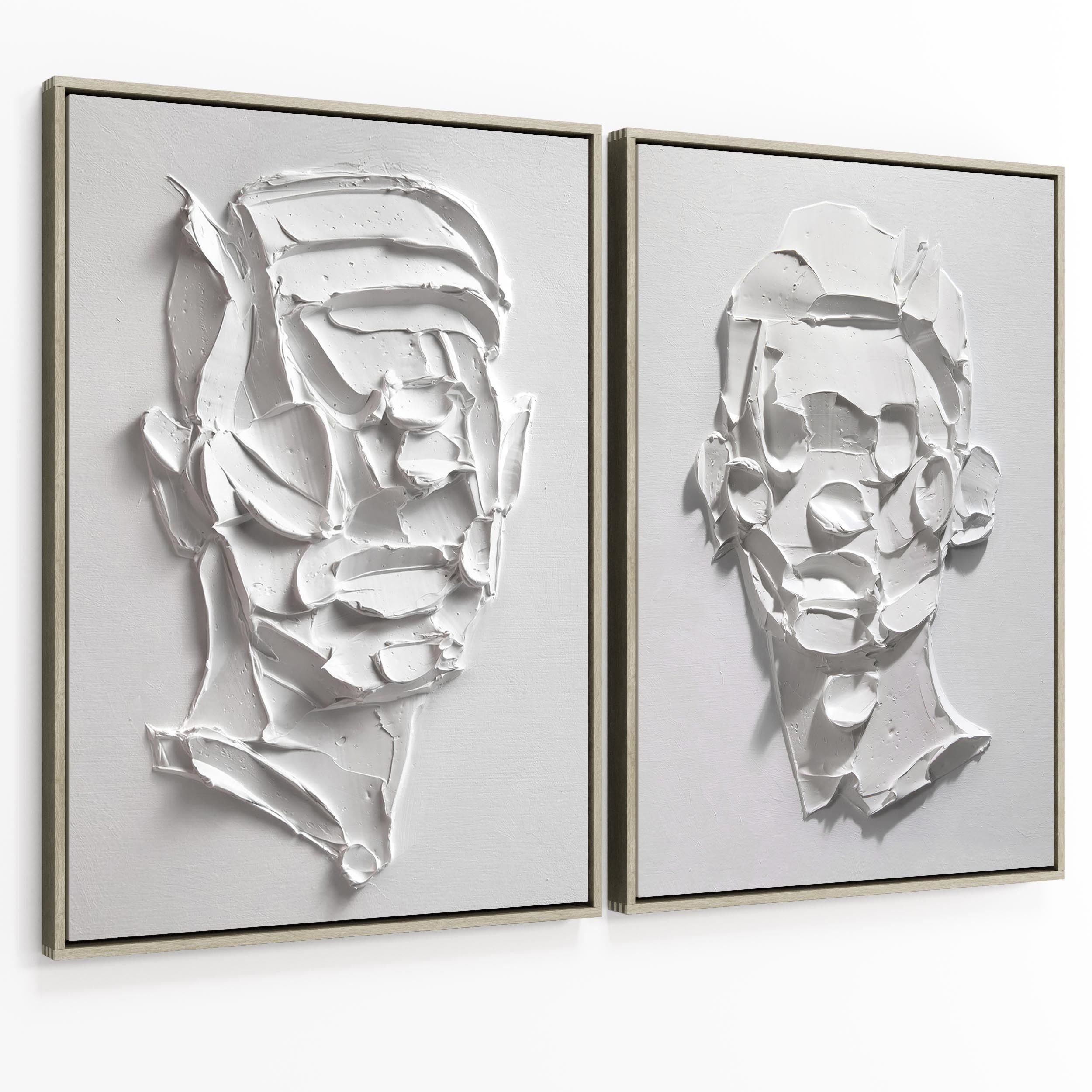 Plaster Two Frame 28 Low-poly 3D model_5