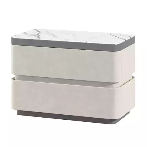 Bedside Cabinet Made of Solid Wood