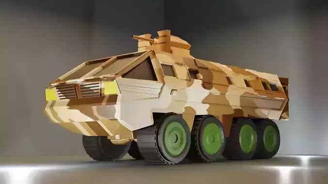 Lazar MRAP Mine Resistant Ambush Protected Armored Vehicle 