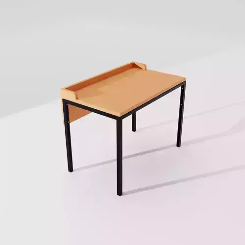 Classroom Desk 3D Model Free 3D model