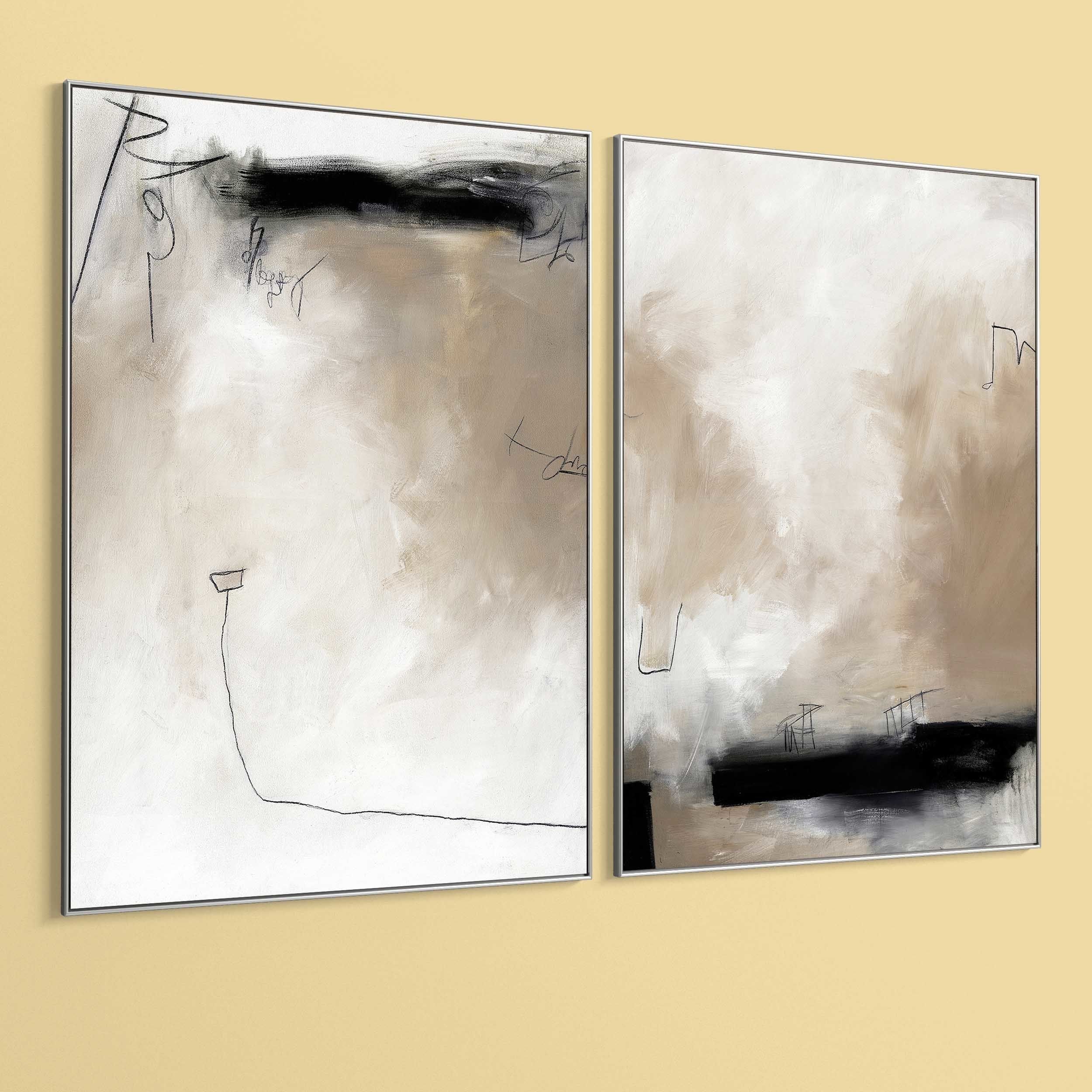 Plaster Two Photo Frame 467 Low-poly 3D model_5