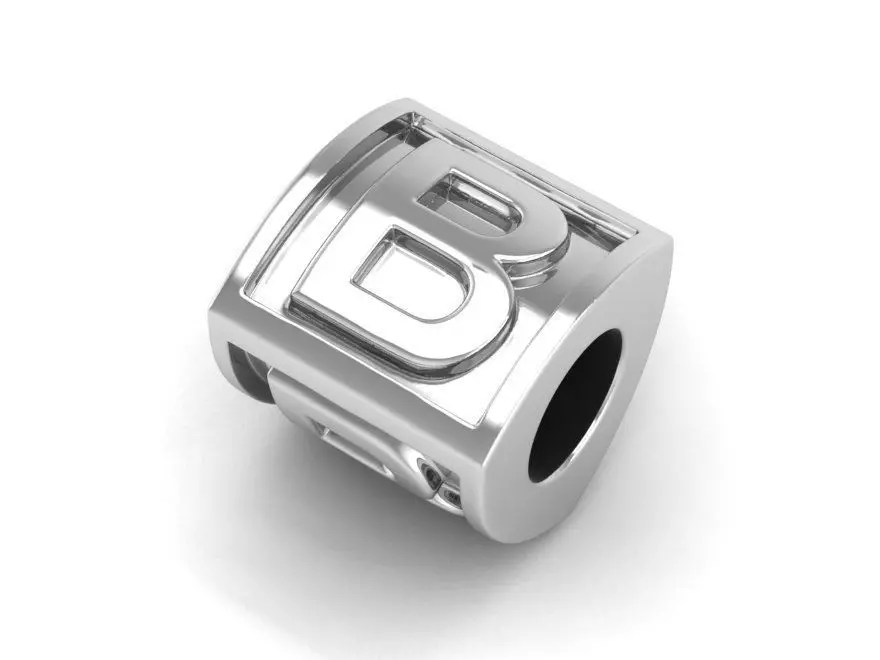 Charm- B 3D print model_0