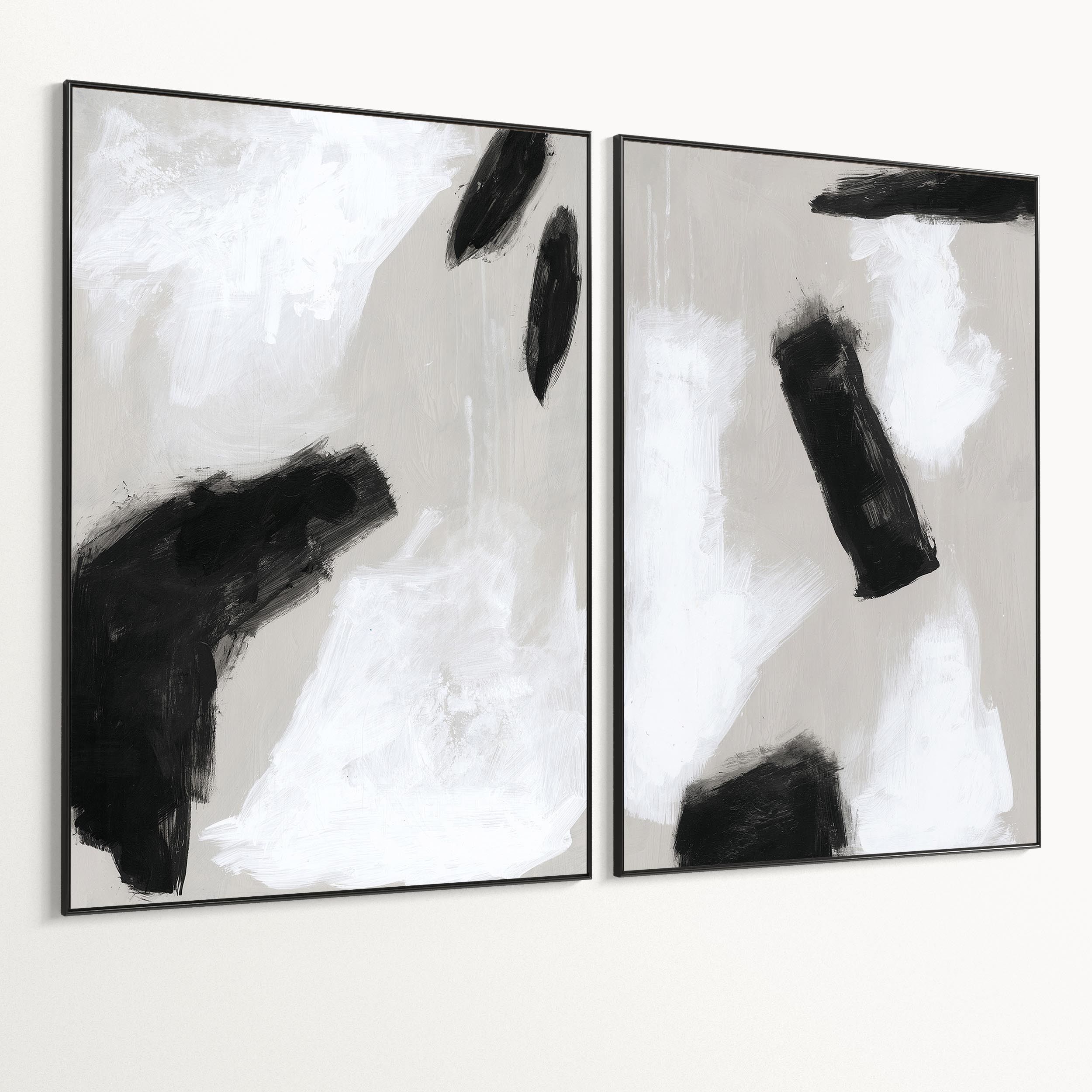 Plaster Two Photo Frame 468 Low-poly 3D model_6