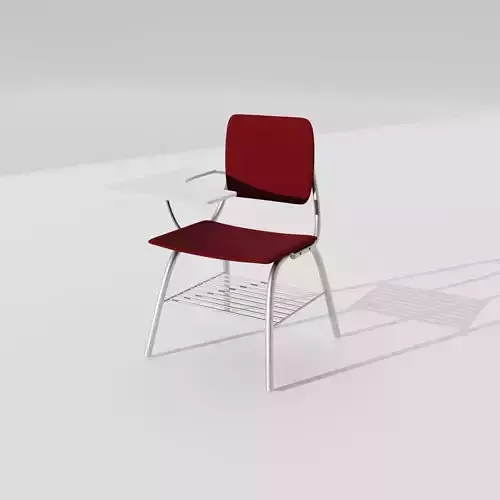 Modern Classroom Chair 3D Model 