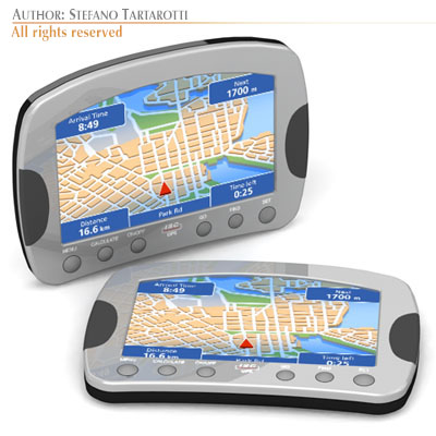 Gps device 3D model_3