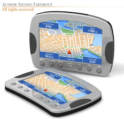 Gps device 3D model_1