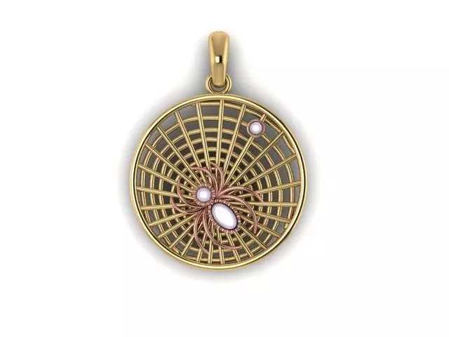 spider pendant Free 3D print model