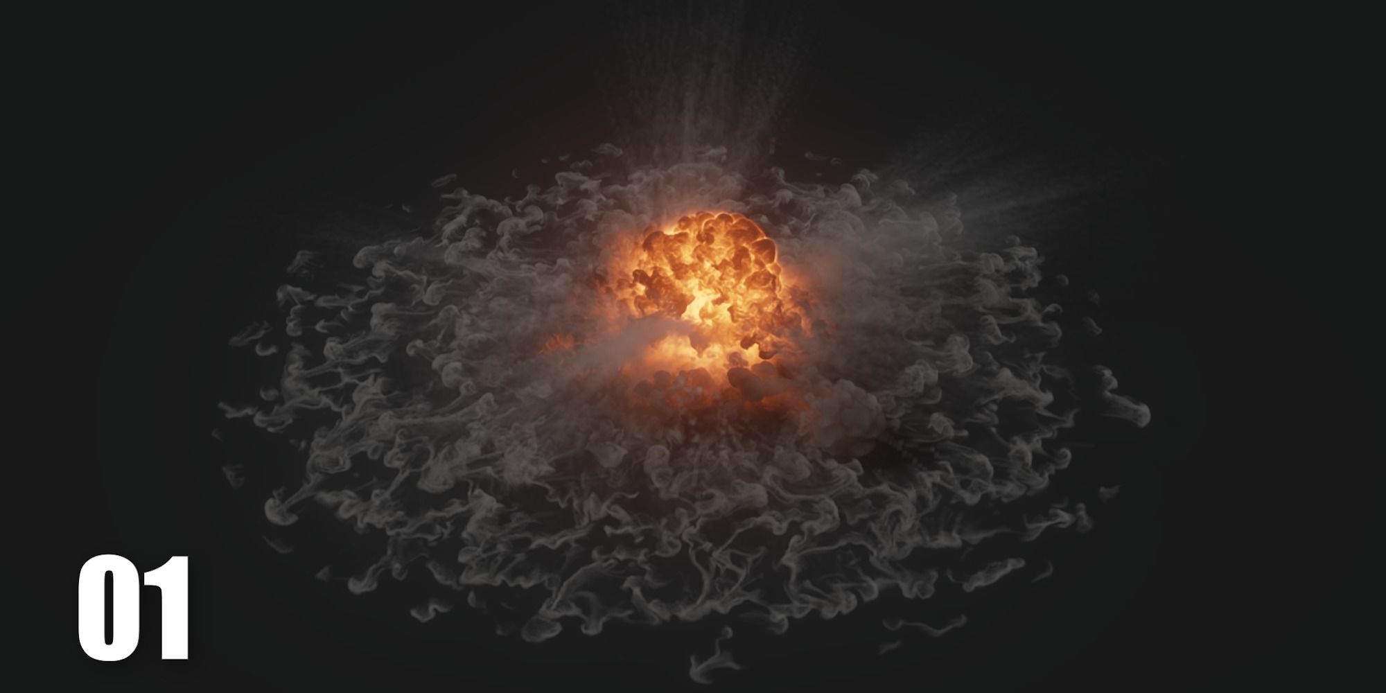 3D Explosions 8 Models 3D model_3