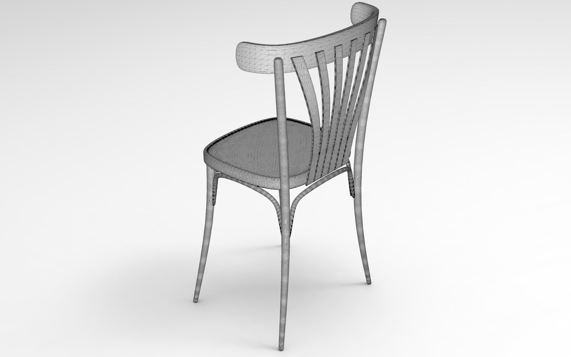 Kips Chair Low-poly 3D model_6