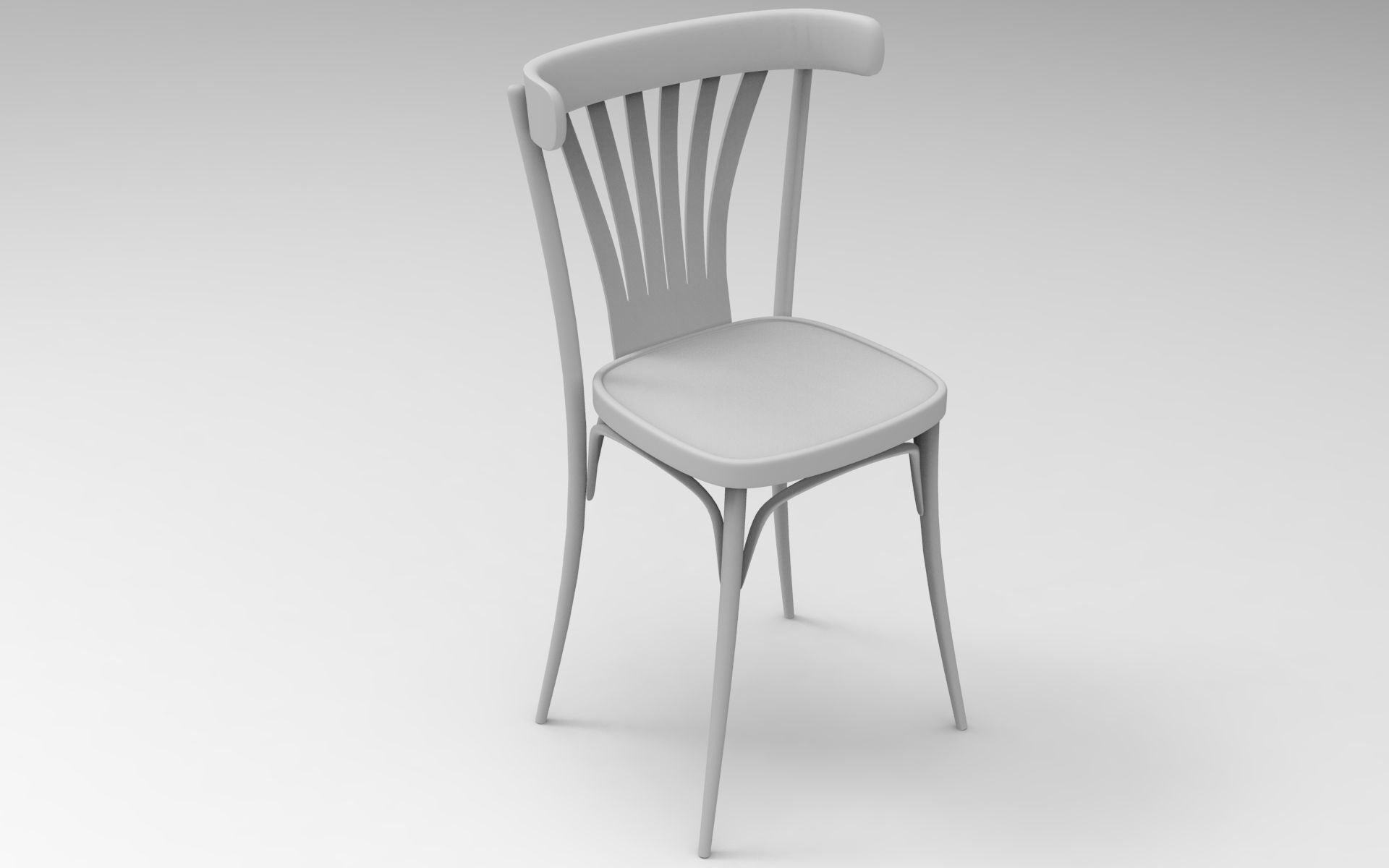 Kips Chair Low-poly 3D model_7