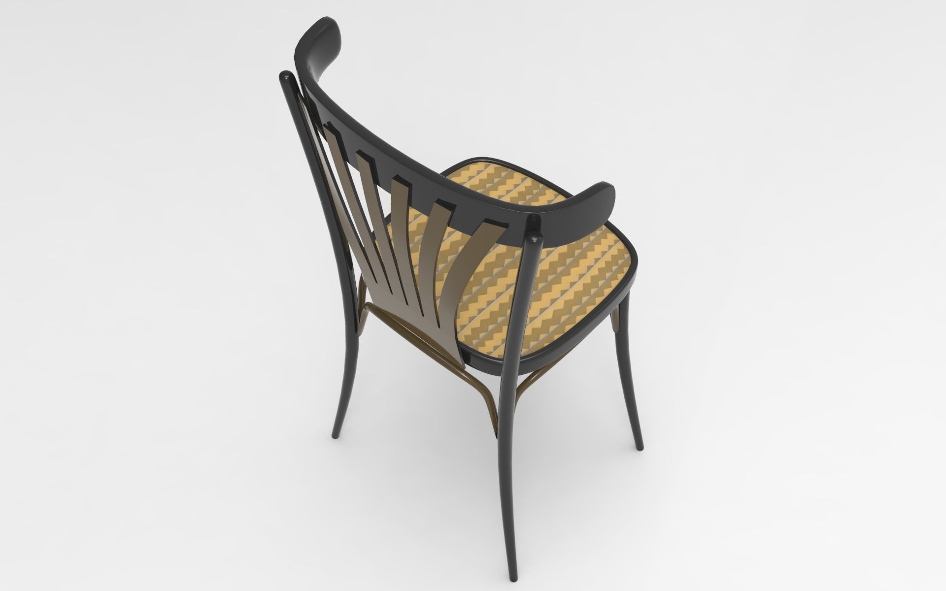 Kips Chair Low-poly 3D model_1