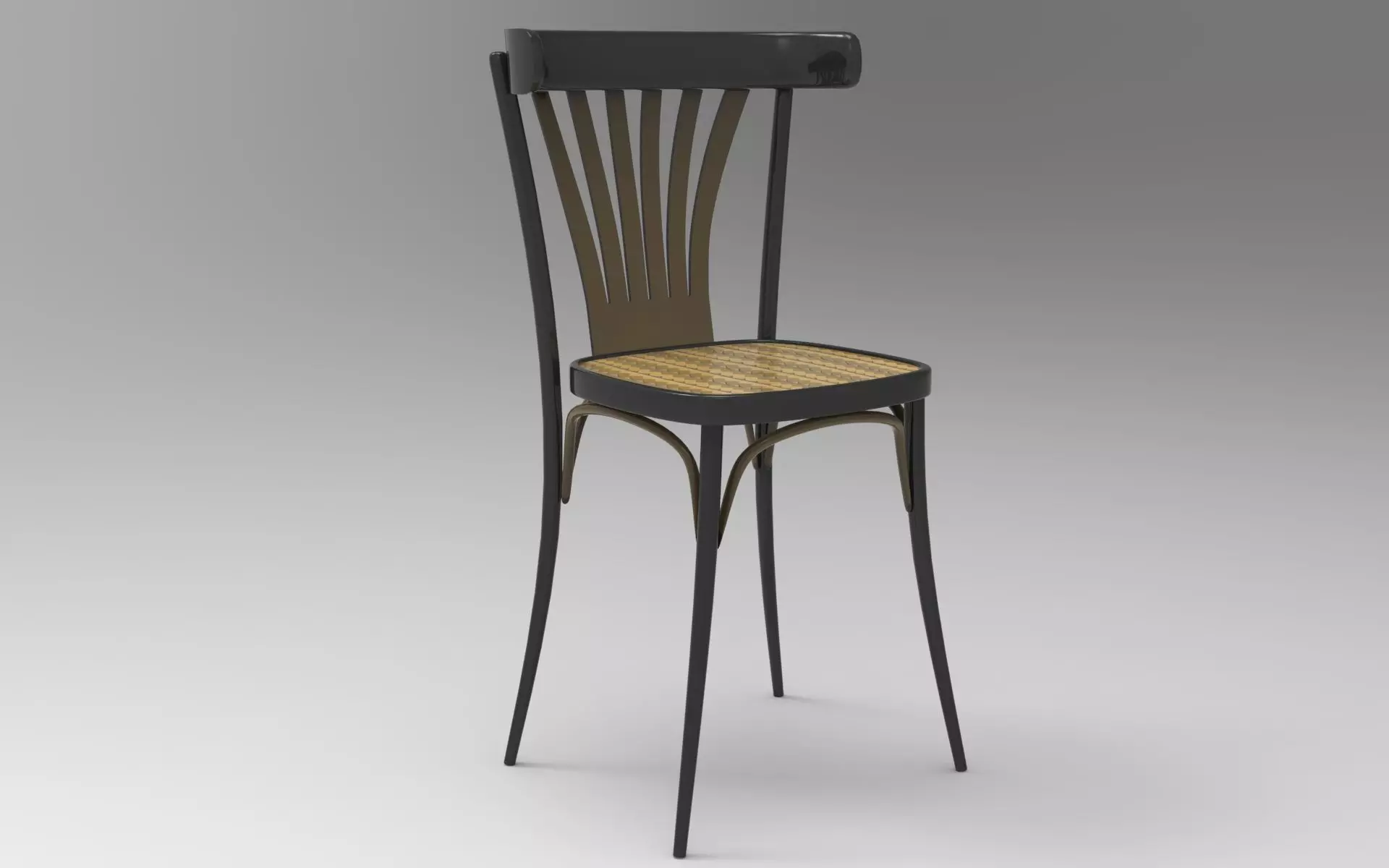 Kips Chair Low-poly 3D model_0