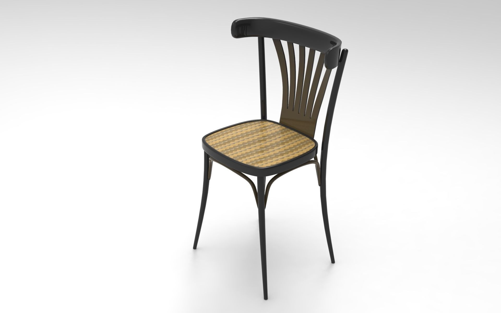Kips Chair Low-poly 3D model_4