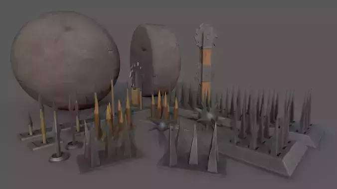 Piercing-Cutting Traps