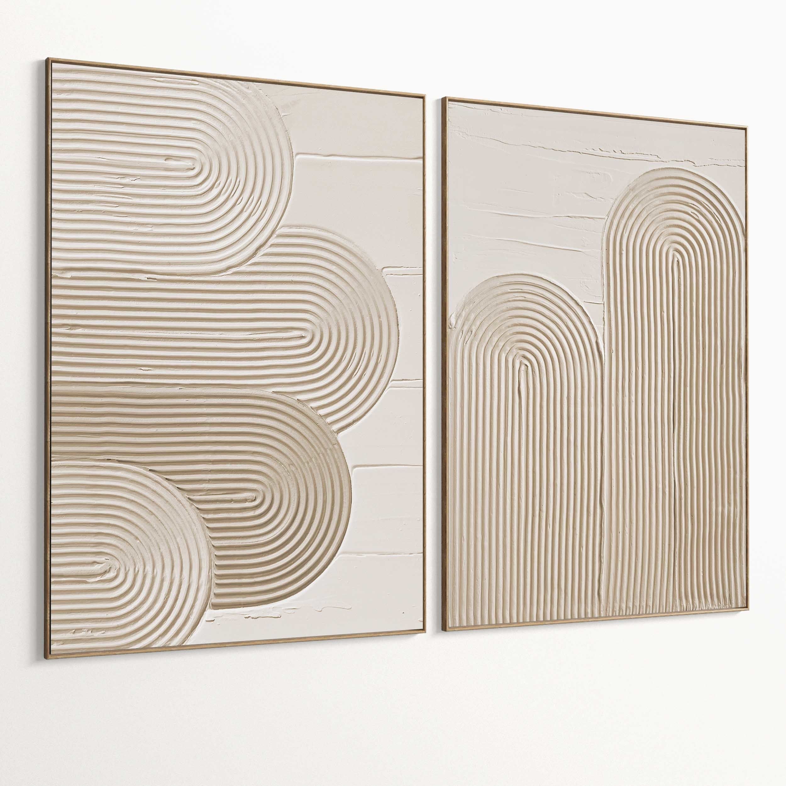 Plaster Two Photo Frame 473 Low-poly 3D model_1