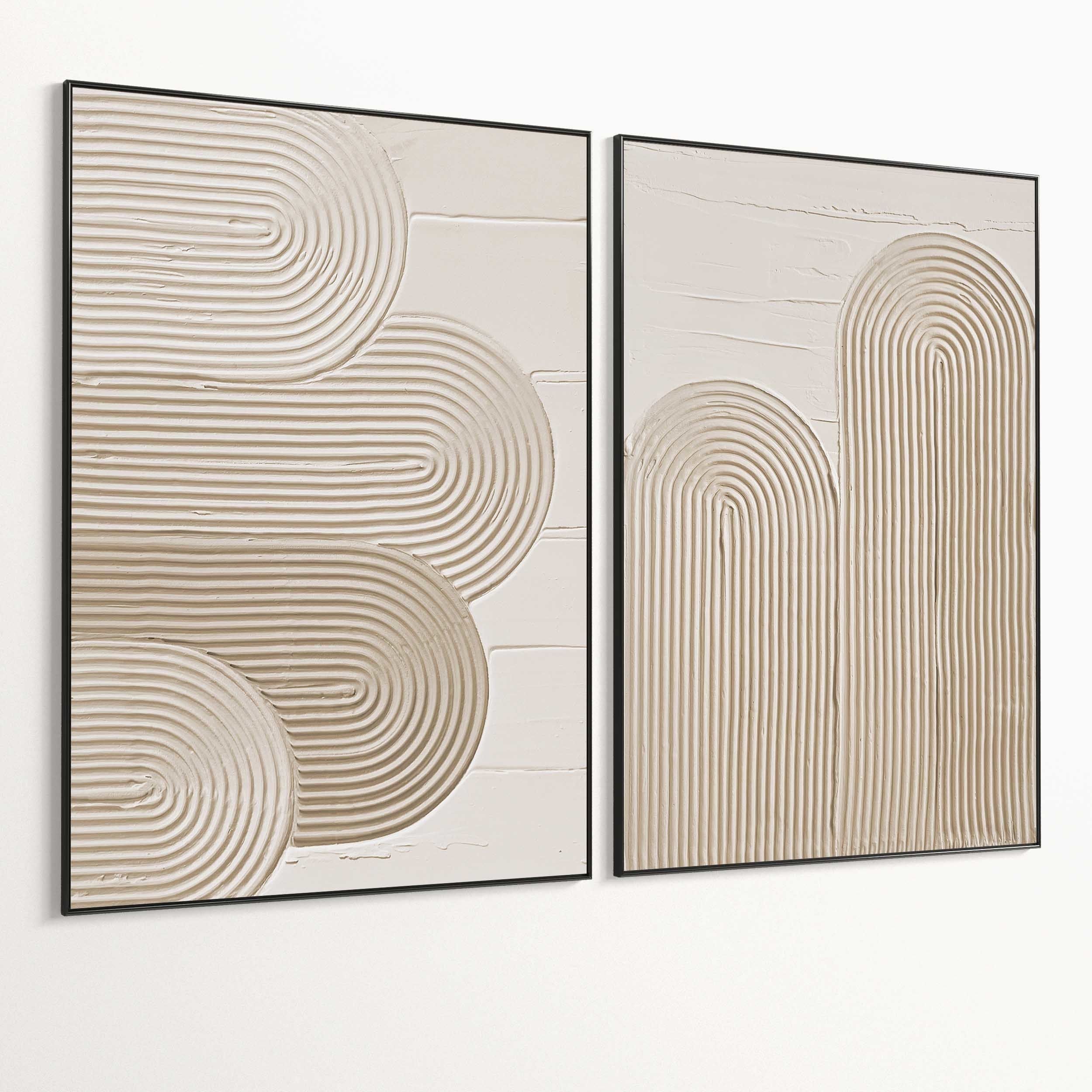 Plaster Two Photo Frame 473 Low-poly 3D model_5